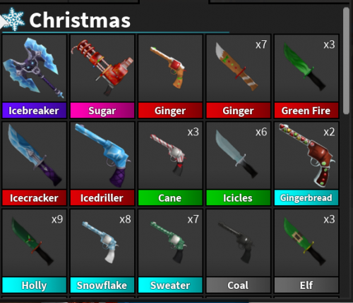 Selling - Selling Murder Mystery 2 Godly Knives/Weapons