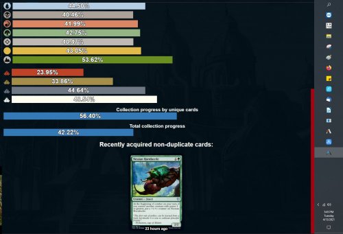 MTG Arena Collection account progress.JPG